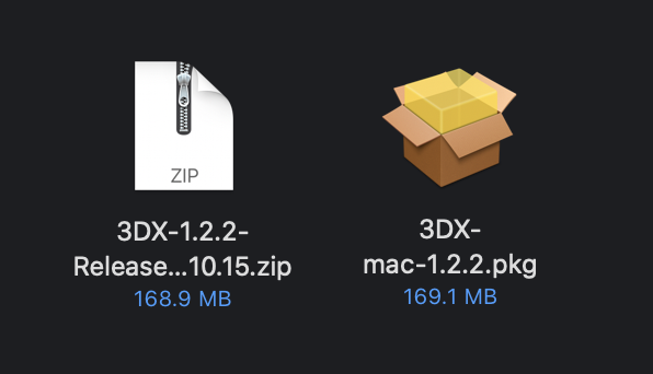 Choose 3DX pkg